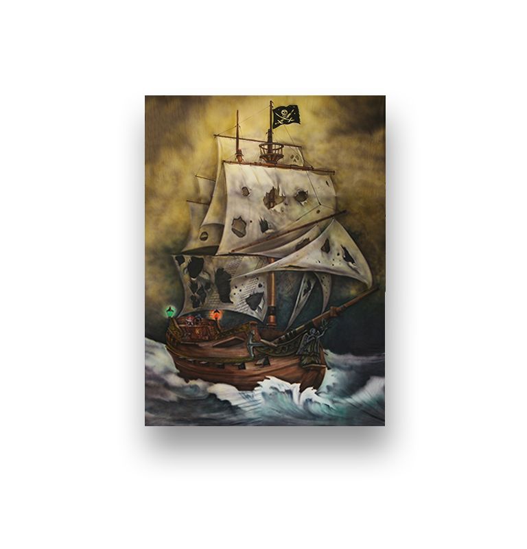 Backdrop - Bad Pirate Ship - Rental | PRI Productions, Inc.