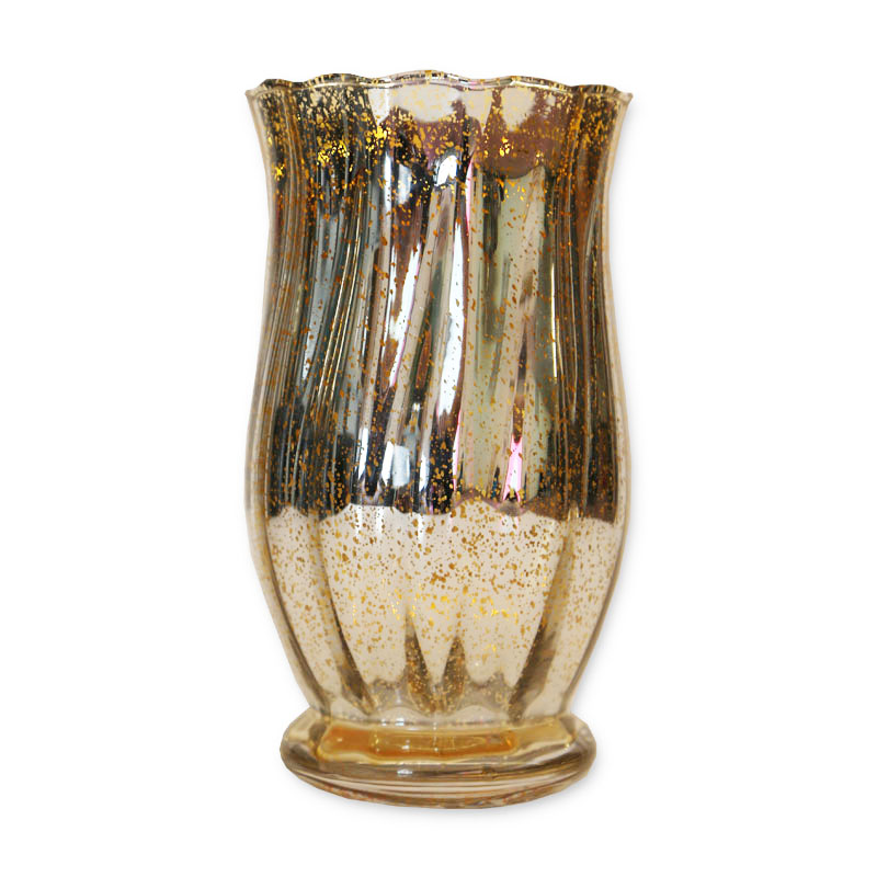 Gold Mercury Glass Vase Rental Pri Productions Inc